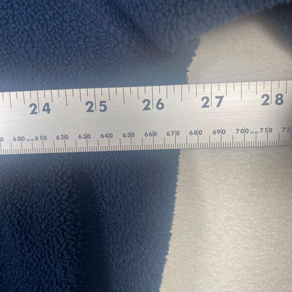 PacSun Blue Fleece Pullover Men’s Size Large 1/4 Zip Polyester 2 Zip Pockets - Picture 9 of 11